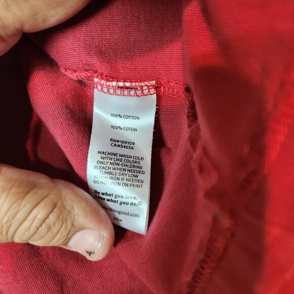 Life Is Good Dr Seuss Crusher Tee T-Shirt Max Christmas Holiday Red Men's XS - Picture 7 of 13